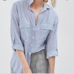 ZARA Striped Button-up Shirt